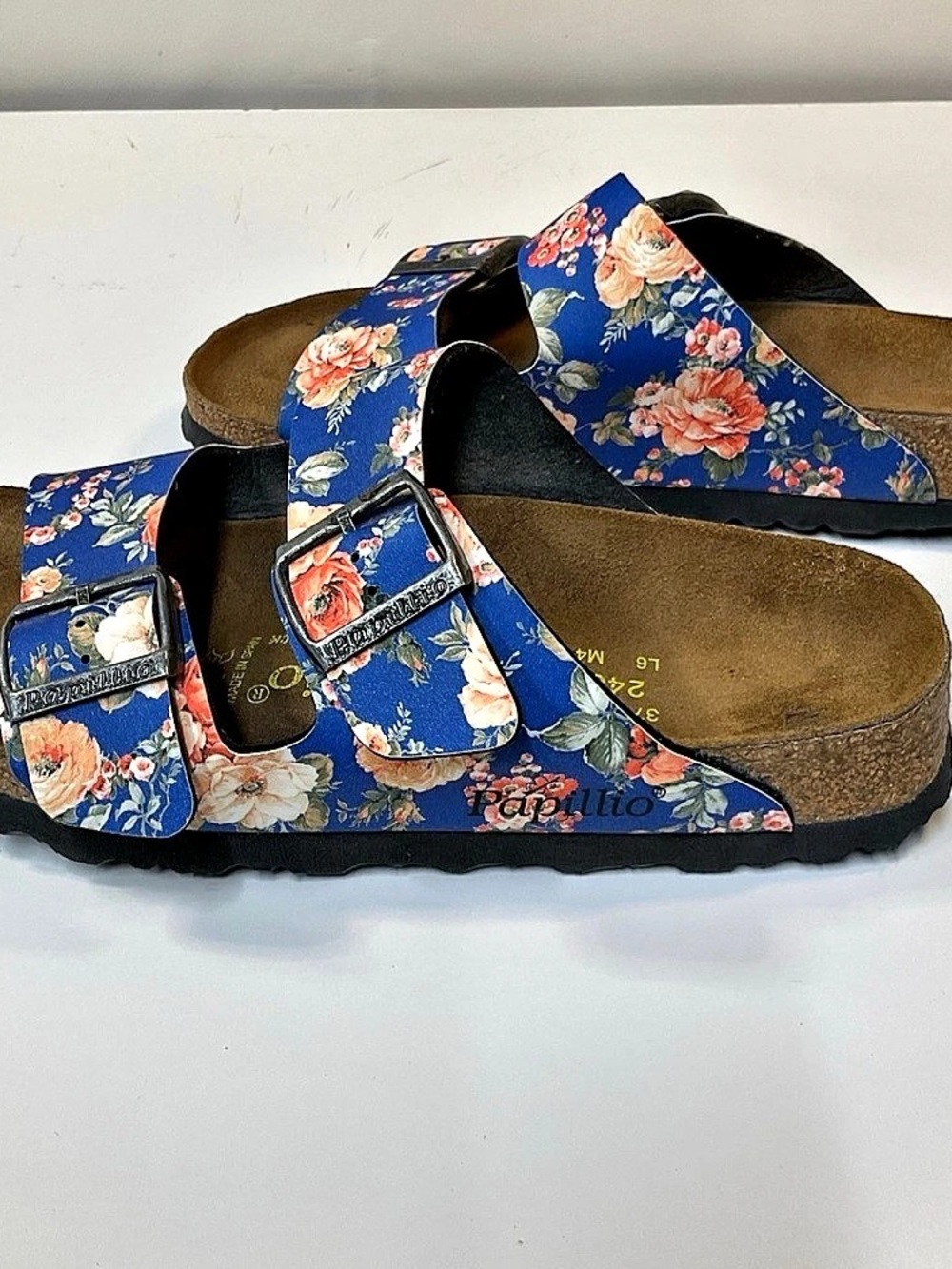 Papillio BIRKENSTOCK Floral Blue Sandals EU 37